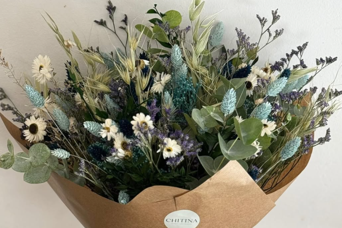 talleres ramo flores preservadas